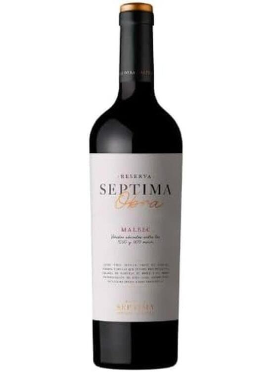 Séptima Obra Malbec Reserva - Vino Tinto, 100% Malbec - Mendoza, Argentina - 75cl