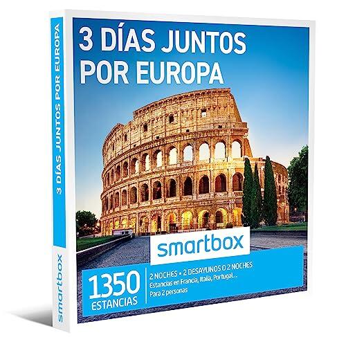Smartbox - Caja regalo 3 días juntos por Europa - Idea de regalo - 2 noches con desayuno o 2 noches para 2 personas