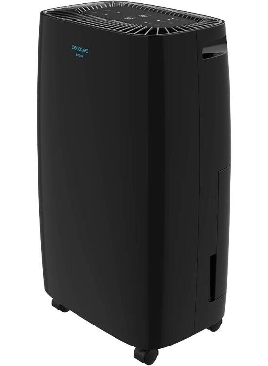 Cecotec Deshumidificador Big Dry 4000 Expert B&W. 205 W, 10L/día, Depósito extraíble 2,5L, Cobertura 105m3/h, Silencioso, Temporizador, Ajuste Humedad, Pantalla LED (Negro, Control Táctil)