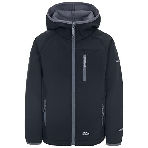 Trespass Chaqueta Unisex Kian Softshell para niños con Capucha cultivada