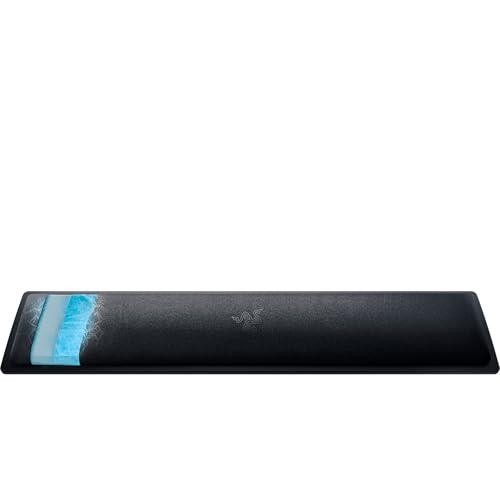 Razer Ergonomic Wrist Rest Pro - reposamuñecas ergonómico con gel refrescante para teclado (patas de goma antideslizantes, compatible con todos los teclados de tamaño completo) Negro