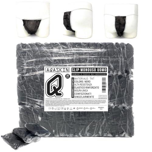 AQASKIN Calzoncillos Desechables Profesionales para hombres, SPA, esteticos, Calzoncillos Desechables Masculinos para Centro de Bienestar, Masaje, (100 piezas)