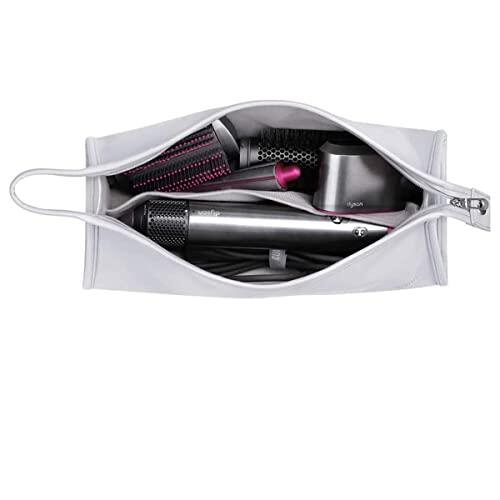 HENGSI Bolsa de Viaje para Dyson Airwrap/Supersonic secador de Pelo Accesorios (Plata)
