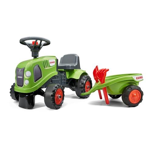 El primer tractor ideal para los más pequeños: análisis del Falk Claas con Remolque