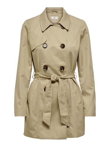 Only Mujer Onlvalerie Trenchcoat CC Otw Gabardina Not Applicable, Ginger Root, L