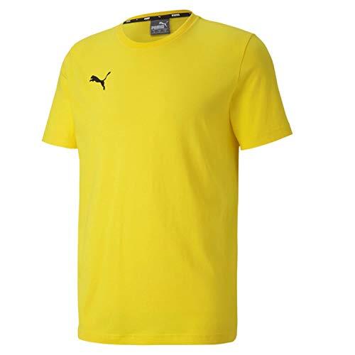PUMA Hombre teamGOAL 23 Casuals Tee , Amarillo (Cyber Yellow), XL EU