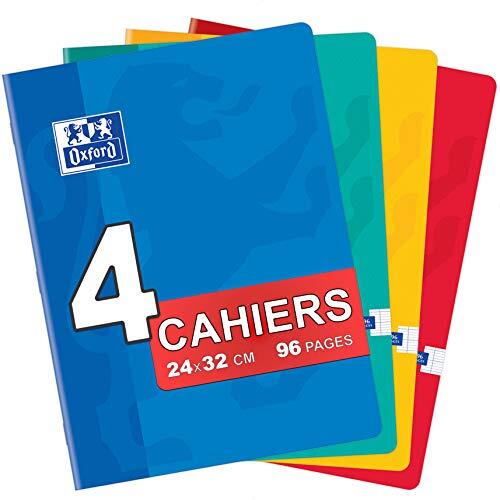 Análisis y características del juego de 4 cuadernos Oxford Color Life tamaño grande