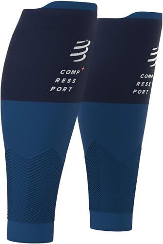 COMPRESSPORT R2v2, Manga de Compresión Unisex Adulto, Azul, Talla 38-42 cm (T3)