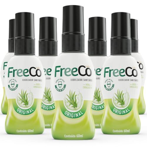 FreeCo Bloqueador Anti-Olor WC (Before-you-go) | Pack Profesional Super Ahorro (Caja 12x60ml) | Toilet Spray Aceites Esenciales Naturales, Ideal para Hostelería, Oficinas y Negocios | Aroma a Cítricos