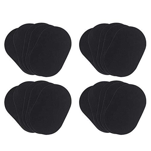 TRIXES 20 x Almohadillas de Reemplazo Exfoliantes Grandes - Obtenga una Piel Suave en las Piernas, Brazos y Muslos - Almohadillas para Depilación no Deseada
