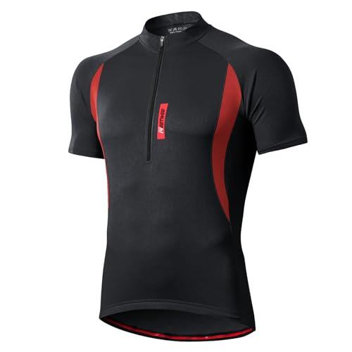 MEETWEE Maillot Ciclismo Hombre, Bicicleta De para Jersey Manga Corta Cómodo Respirable Secado Rápido