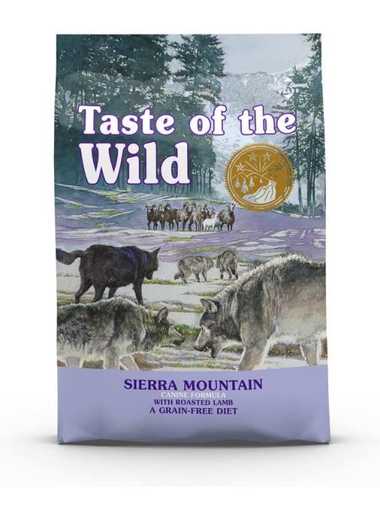 Taste Of The Wild Sierra Mountain - Pienso para Perros con Cordero Asado 12,2kg