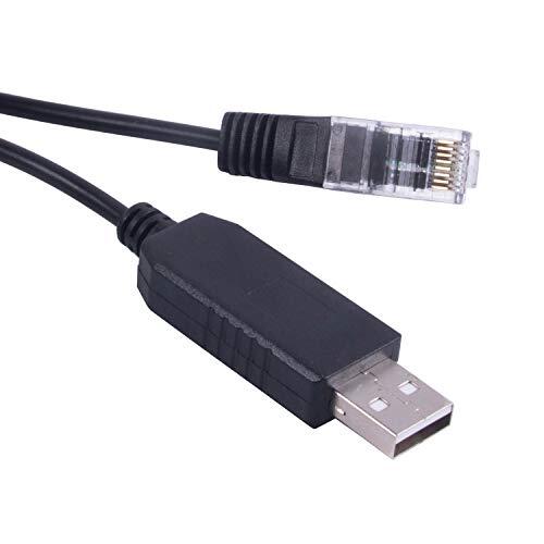 Skywatcher Telescopes Goto Control EQMOD ASCOM Cable para HEQ5pro AZEQ5 AZEQ6 EQ6-R Asiair Synscan Goto (500 cm, PC para montar cable negro)