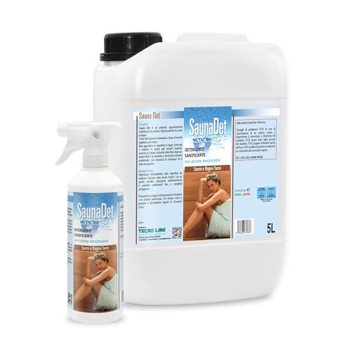 Tecnoline Metacril SaunaDet 5 litros + Botella vaporizador, limpiador e higienizante para sauna a base natural