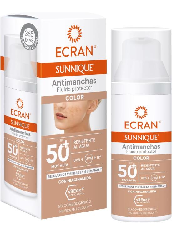 Análisis Técnico: Fluido Protector Solar con Color SPF 50+