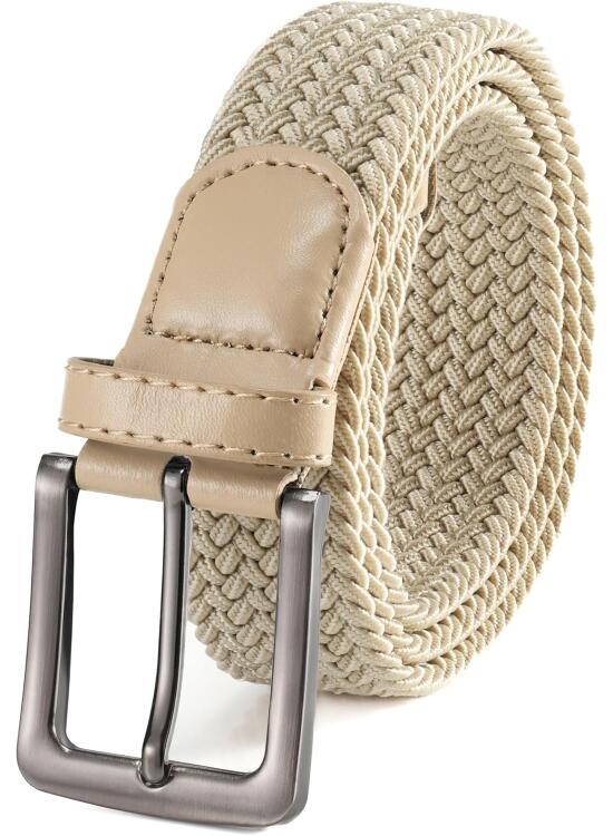 Cinturones Elasticos Tejidos - Cinturón Elástico Tejido Trenzado para Hombre Mujere