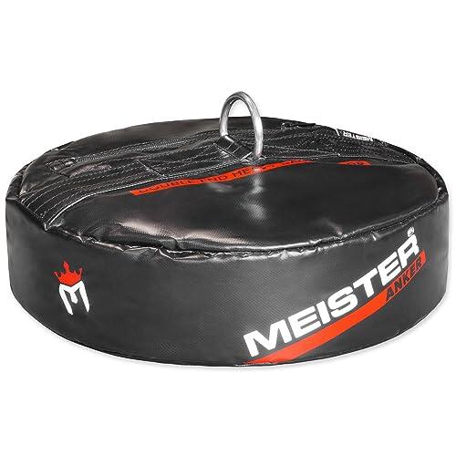 Meister Anker - Anclaje de Suelo para Saco de Boxeo de Doble Extremo, Negro, 15 x 15 x 4 Pulgadas