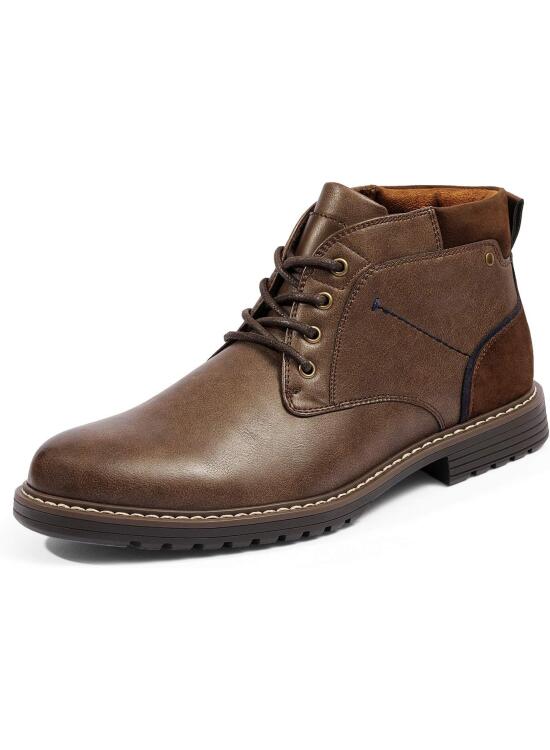 Bruno Marc Botas Hombre Vestir Botas Moto Invierno Botines Moda con Suela TPR