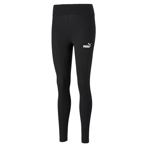 PUMA ESS Logo Leggings G Mallas Deporte, Niñas, Black, 152