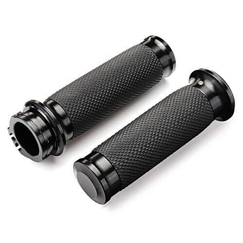 1 Pulgada 25Mm Manillar Barra Manillar Agarre Para Harley Davidson Touring Sportster Xl883 Xl1200 Motocicleta Negro