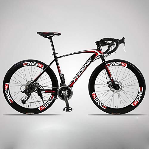 MU 700C Bicicleta de Carretera 21/27 Velocidad de 26 Pulgadas Curva de Velocidad Variable Del Manillar de la Bici Masculino Y Femenino Estudiante Coche de Carreras de Carretera,UNA,Un tamaño