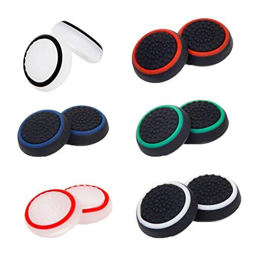 6 pares de tapas de repuesto para mando de joystick para PS4, Xbox, Xbox 1 para mejorar los juegos