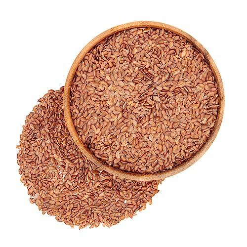 Herbis Natura Semillas de lino enteras, de cultivo orgánico, Linum usitatissimum (500 gramos)