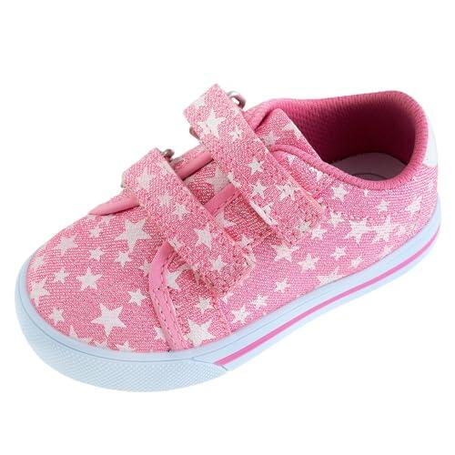 Chicco Sneakers con Double Velcro, Cómodo, ligero, flexible y transpirable, Niñas, Rosa, 21 EU