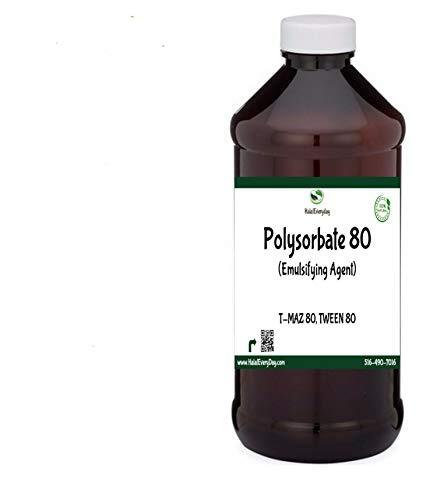 Polisorbato 80-100% aceite puro para hacer jabón, suministros para el cuerpo de baño Tween 80 T-Maz 80 (56.7 g)