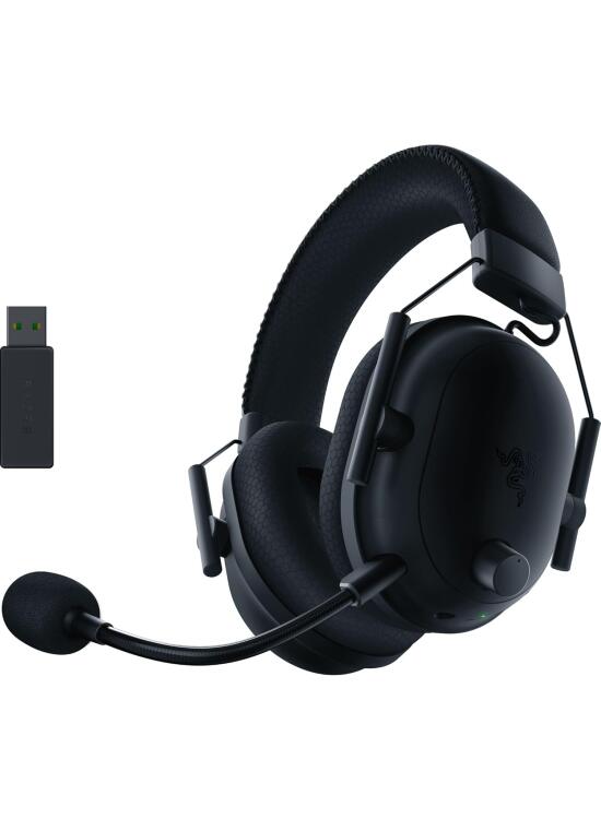 Razer BlackShark V2 Pro para PC - Auriculares Inalámbricos para Esports (Diafragmas de Titanio de 50 mm Triforce, Micrófono Supercardioide HyperClear, Bluetooth) Negro