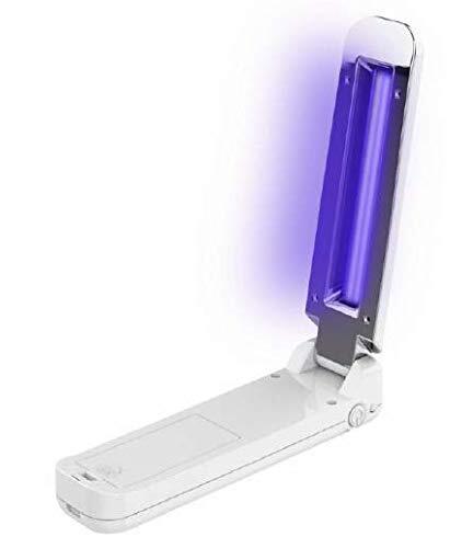 Lámpara de Desinfección Portátil PROT-UV. Probada para Eliminar el 99.9% de Virus, Bacterias y Gérmenes en Diferentes Superficies - Ultravioleta Esterilizador -