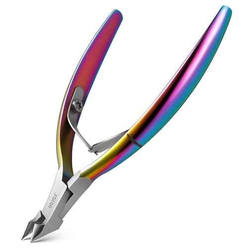 BEZOX corta cutículas, profesional cortador de la cutícula - cutícula del acero inoxidable de tijeras de recorte de remove muertas de la piel - dur