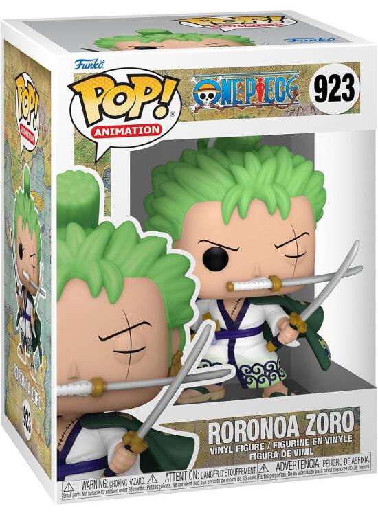 Funko Pop! Animation: One Piece - Roronoa Zoro - Collectable Vinyl Figure - Gift Idea - Official Merchandise - Toys for Kids & Adults - Anime Fans - Model Figure for Collectors and Display