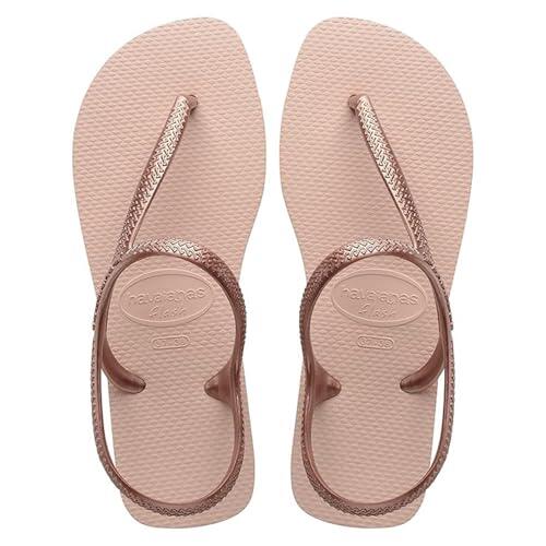 Havaianas - Flash Urban, Sandalias Cómodas, Elegantes y Versátiles, Cierre en Tobillo, Tiras Metálicas Cruzadas, Mujer