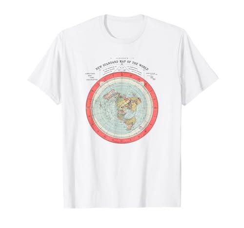 Más allá del globo terráqueo: El fenómeno cultural de la camiseta con el mapa de la Tierra Plana