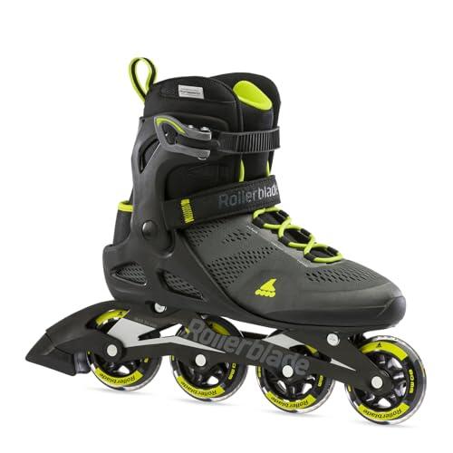 Rollerblade Macroblade 80 295 - Patines en línea para Hombre, Color Negro y Verde