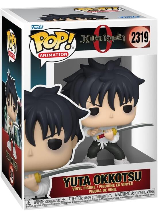 Funko Pop! Animation: Jujutsu Kaisen - Yuta - Figura de Vinilo Coleccionable - Idea de Regalo - Mercancía Oficial - Juguetes para niños y Adultos - Figura Modelo para coleccionistas y exhibición