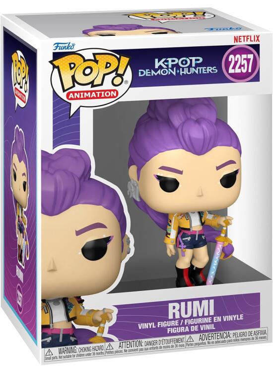 Funko Pop! Animation: KPOP Demon Hunters - Rumi - Figura de Vinilo Coleccionable - Idea de Regalo - Mercancia Oficial - Juguetes para Niños y Adultos - Movies Fans