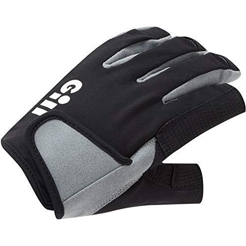 Gill Guantes Deckhand para Hombre - Dedo Largo - Negro
