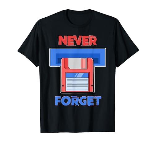 Nunca olvides el software de caché de disquete Camiseta