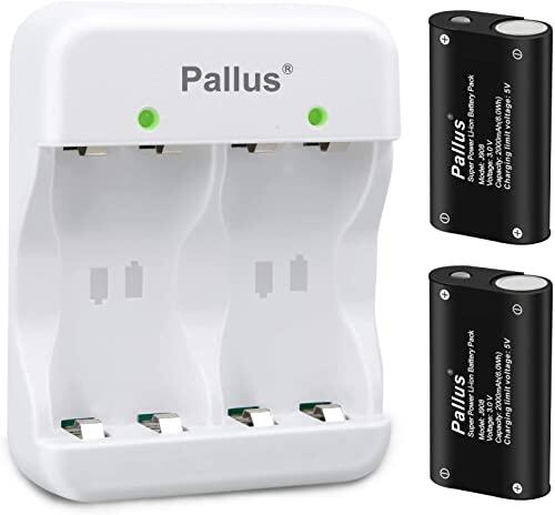 Paquete de baterías de litio para Xbox One Controller/Xbox Series X/S, Pallus recargable Xbox Controller batería con cargador rápido 2H para Xbox One/One X/One Elite/One S controladores