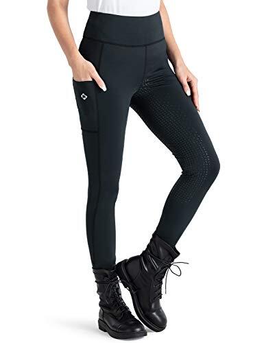 NAVISKIN Calzones de equitación para Mujer, Pantalones de equitación largas con Agarre de Silicona, Suaves y elásticas