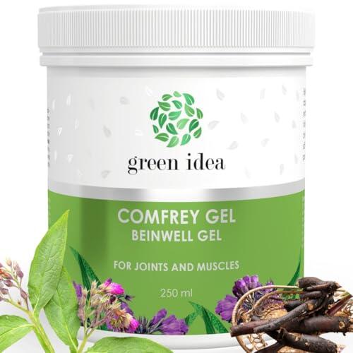 Green idea Gel Consuelda - Gel de Masaje para Articulaciones y Músculos con Efecto - Dolor Musculares, Articulaciones y Tendones - Ungüento de Hierbas Naturales 250 ml