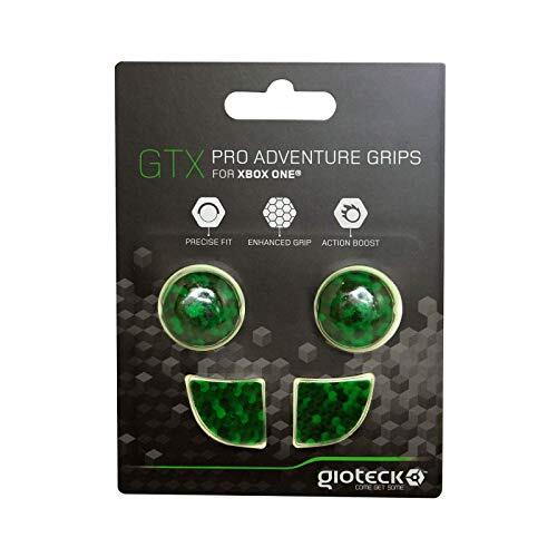 Gioteck - Funda Protectora de Silicona para Mando Xbox One, Protección para Joysticks, Antideslizante, Precisión Grips, Cubos Verdes