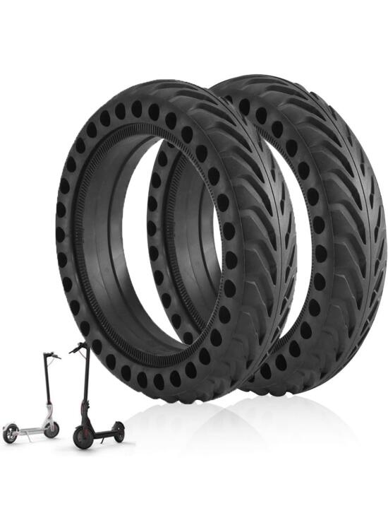 Rueda Patinete Xiaomi Ruedas Macizas Patinete Electricos (8.5x2)8.5Pulgadas,Neumáticos de Reemplazo Maciza,Rueda Antipinchazo Compatible con Xiaomi Scooter M365/M365 Pro,1S,Lite,Cecotec
