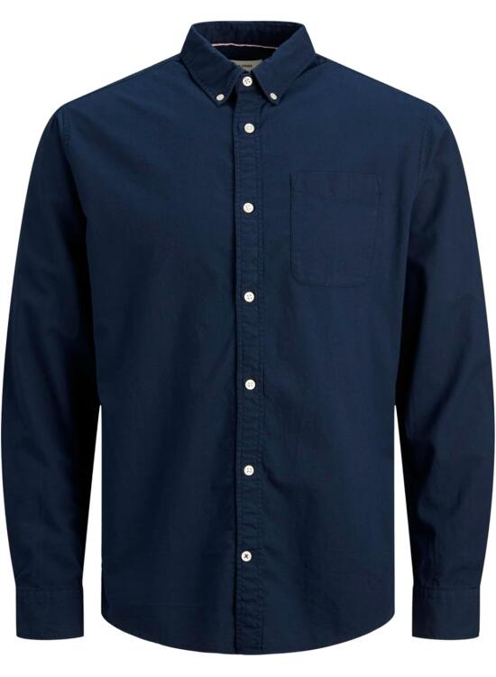 Jack & Jones Jjeoxford Shirt L/S S21 Noos, Camisa Hombre