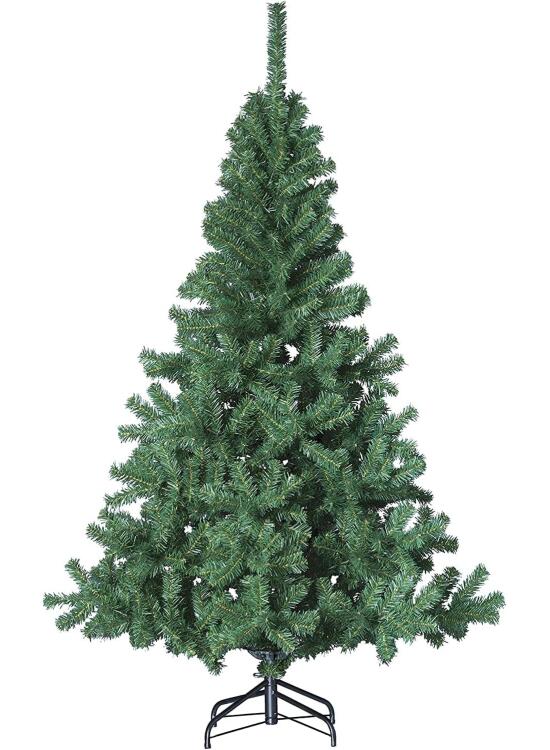 TIENDA EURASIA® Árbol de Navidad - Árboles de Navidad Artificiales - Soporte de Pie Metálico - Medidas 90-210 cm - Colores Verde y Blanco - Fácil Montaje - Embalaje en Caja (Verde, 180CM)