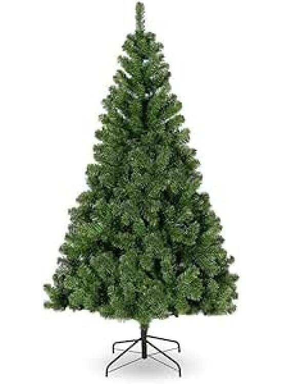 Árbol de Navidad Artificial - Soporte de Pie Metálico - Fácil Montaje 150 cm Verde