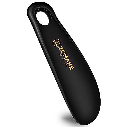 ZOMAKE Calzador de Zapatos 18.5CM - Plastico Calzadores para Personas Mayores con Colgante Agujero - Shoe Horn Fácil de Utilizar