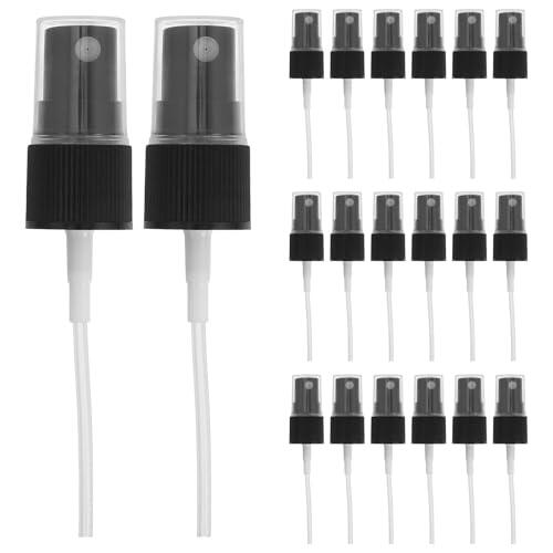 20 piezas de plástico para botellas de pulverización, 18 mm, color